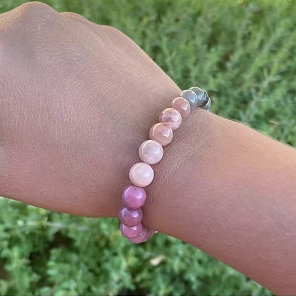 Mixed gemstone bracelet - Picture 3 of 3